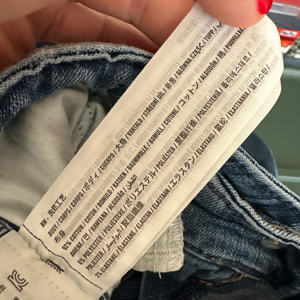 Abercrombie and fitch the flare ultra high rise medium wash size 27 4R - Picture 4 of 9